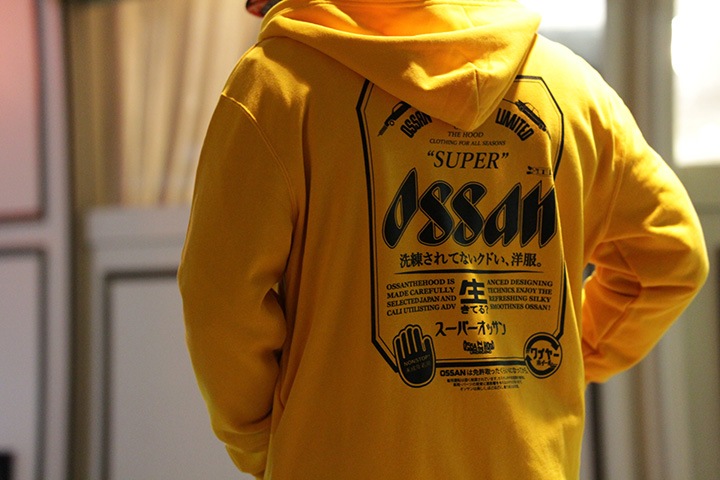 OSSANTHEHOOD zipup hood (superossan) / gold
