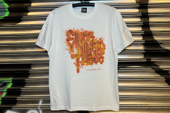 NICETY "SINCE NINETY THREE" Tshirt (blaze) / white