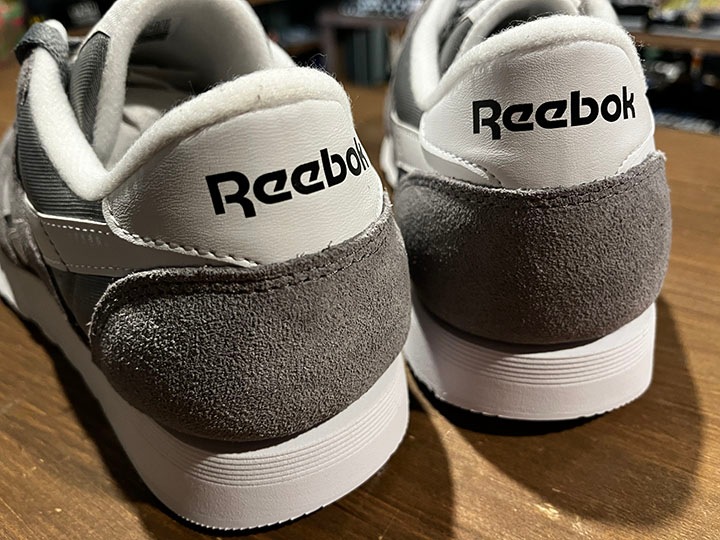 REEBOK classic nylon shoes / gray