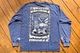 "BACK TO LA" 8.2oz garment dye longsleeve Tshirt / blue