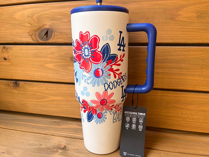 LA DODGERS official stainless thermo tumbler / white