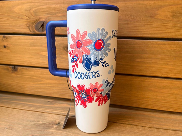 LA DODGERS official stainless thermo tumbler / white