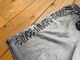 NICETY "SINCE NINETY THREE" cotton short pants / gray washed