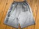 NICETY "SINCE NINETY THREE" cotton short pants / gray washed