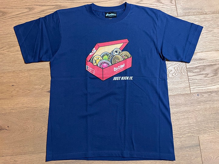 OSSANTHEHOOD Tshirt (justkiciit) / dark blue