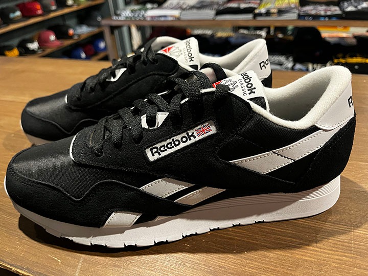 REEBOK classic nylon shoes / black
