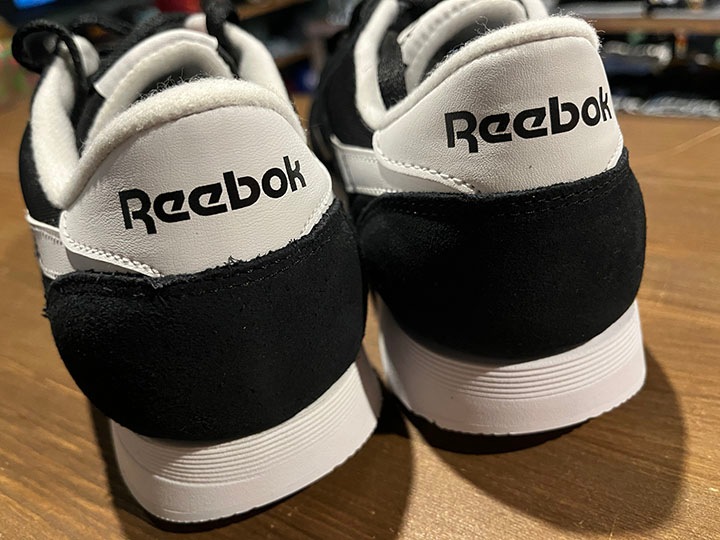 REEBOK classic nylon shoes / black