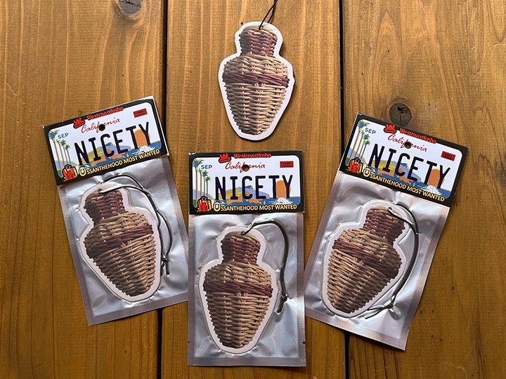 OSSANTHEHOOD air freshener & sticker 3å (basket) / 