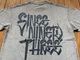 NICETY "SINCE NINETY THREE" 8.2oz dye washed Tshirt / gray washed