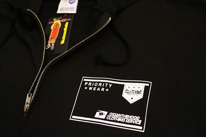 OSSANTHEHOOD zipup hood (superossan) / black