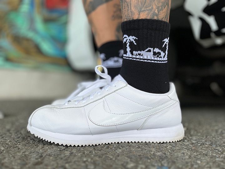 OSSANTHEHOOD cruising socks (truck) / black & gray