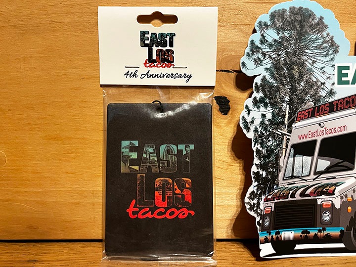 EAST LOS TACOS air freshener & sticker pack