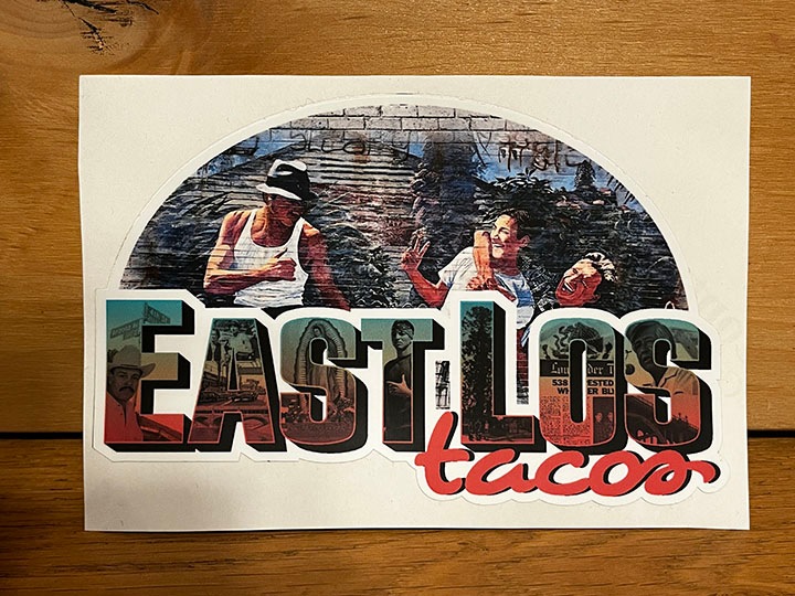 EAST LOS TACOS air freshener & sticker pack