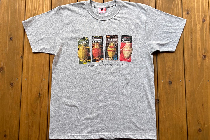 OSSANTHEHOOD 7.2oz heavyweight Tshirt (basket) / gray