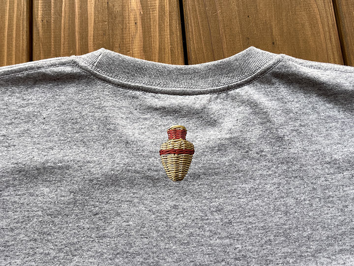 OSSANTHEHOOD 7.2oz heavyweight Tshirt (basket) / gray