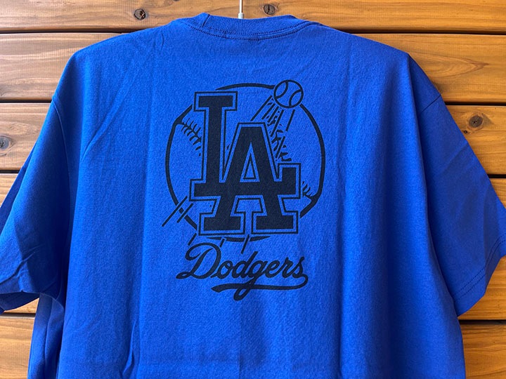 LA hawaiian tribal Tshirt / blue XL