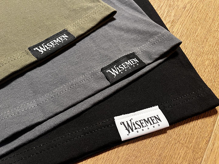 WISEMEN brand Tshirt (Sunset) / dark gray