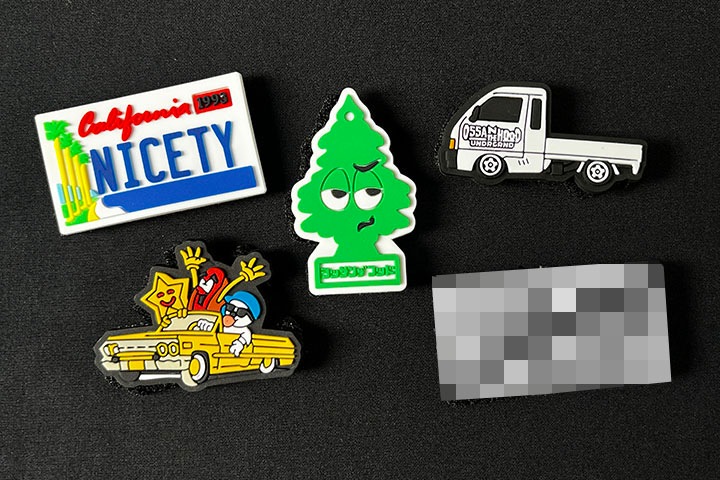 OSSANTHEHOOD pvc velcro patch 5pcs set