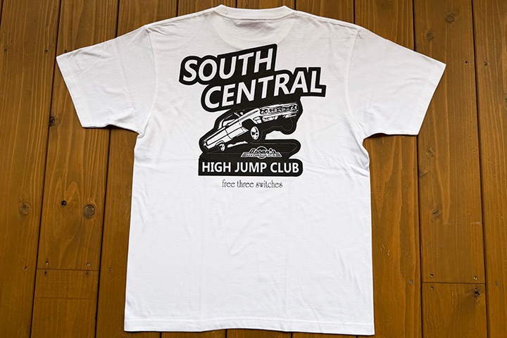 OSSANTHEHOOD 7.2oz heavyweight Tshirt (highjump) / white