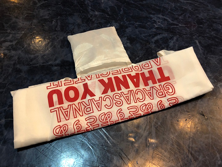 OSSANTHEHOOD folding nylon bag