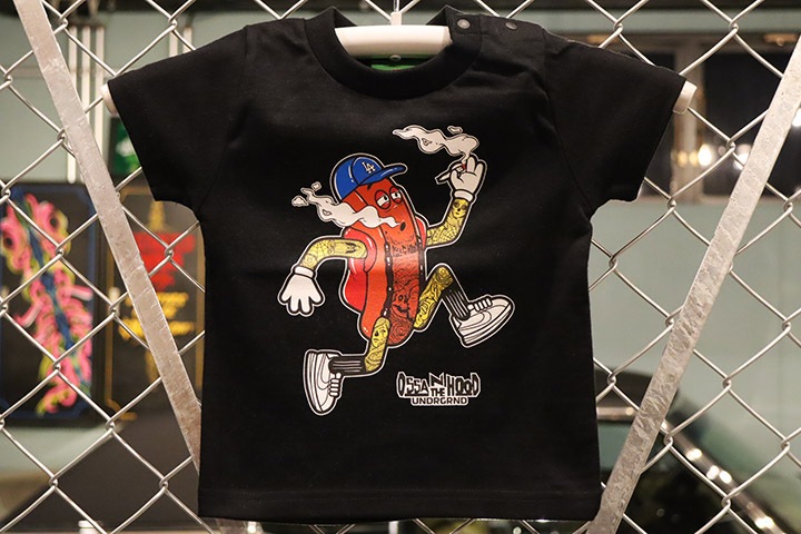 OSSANTHEHOOD infant tee & romper (fosho) / black