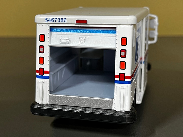 USPS official pullback van