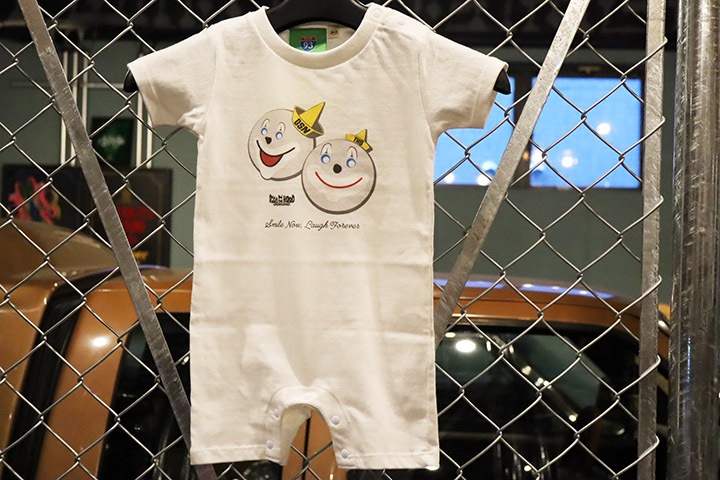 OSSANTHEHOOD infant tee & romper (laugh) / white