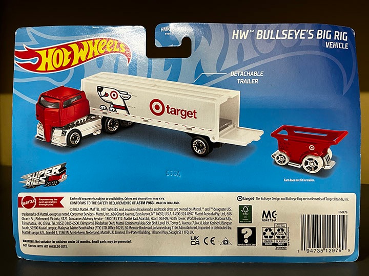 HOTWHEEL x TARGET die cast truck