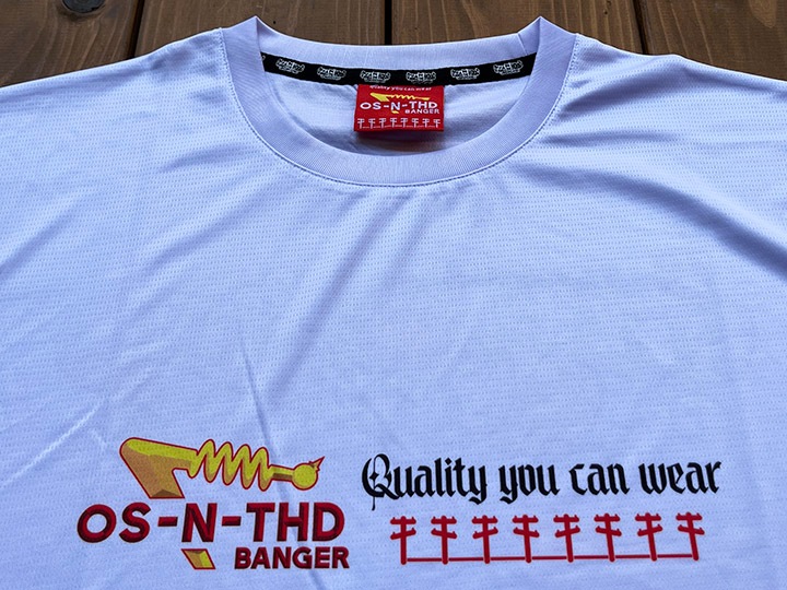 OSSANTHEHOOD Φξ dry fit Tshirt (summer madness) white