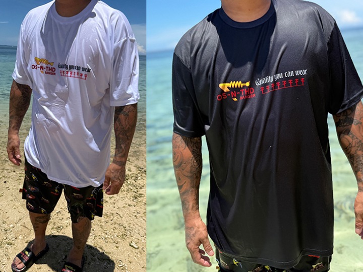 OSSANTHEHOOD Φξ dry fit Tshirt (summer madness) white