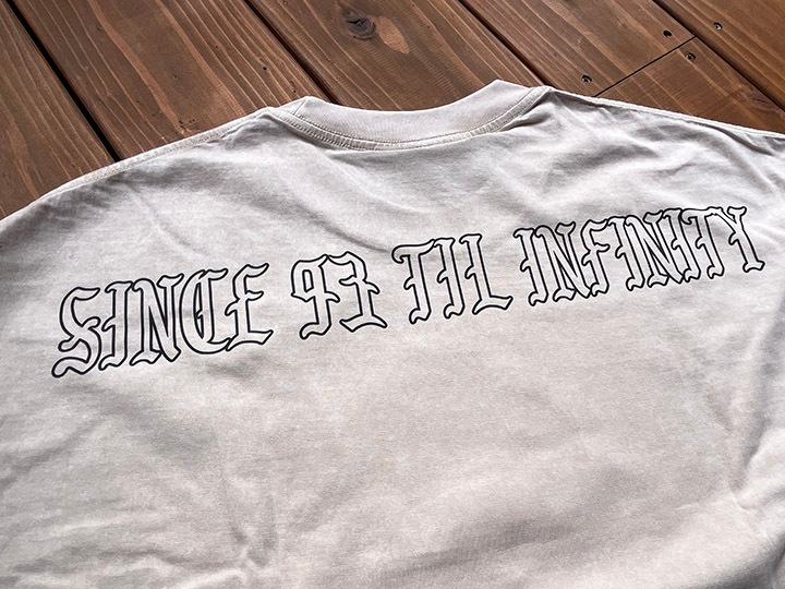 NICETY garment dye longsleeve Tshirt (easy) / natural