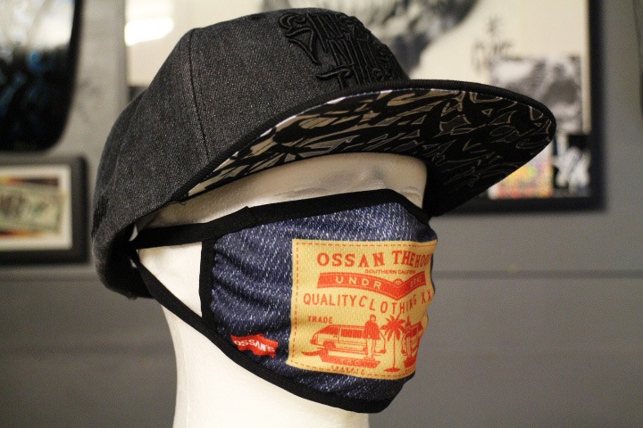 OSSANTHEHOOD spandex mask (indigo)