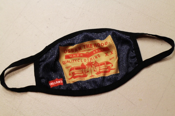 OSSANTHEHOOD spandex mask (indigo)