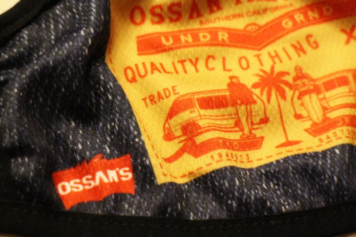 OSSANTHEHOOD spandex mask (indigo)