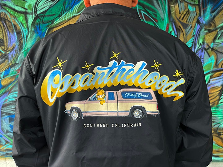 OSSANTHEHOOD coach jacket (clubsign) / black