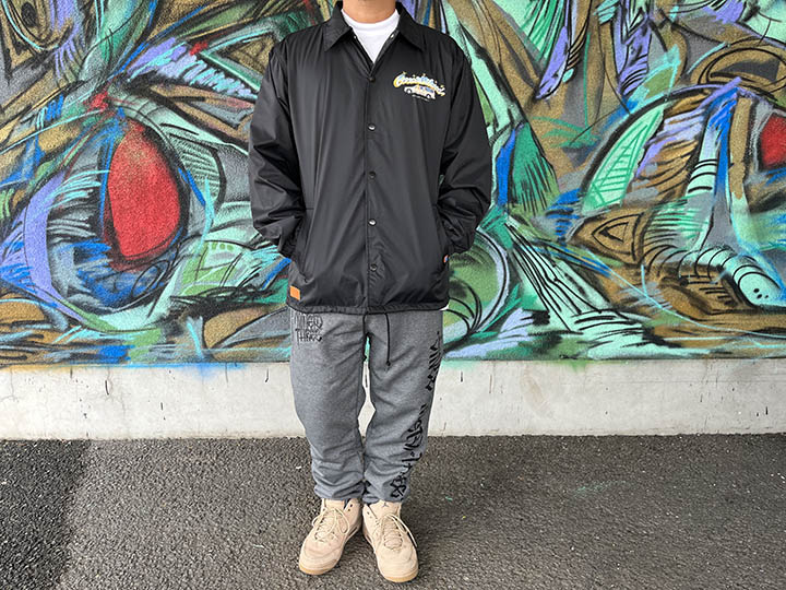 OSSANTHEHOOD coach jacket (clubsign) / black