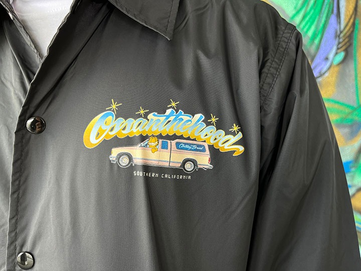 OSSANTHEHOOD coach jacket (clubsign) / black