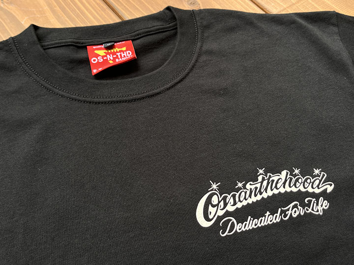 OSSANTHEHOOD longsleeve Tshirt (highjump) / black