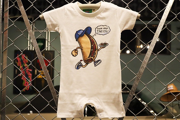 OSSANTHEHOOD infant tee & romper (f-yeah) / white