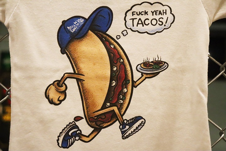 OSSANTHEHOOD infant tee & romper (f-yeah) / white