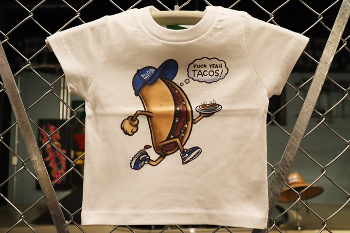 OSSANTHEHOOD infant tee & romper (f-yeah) / white