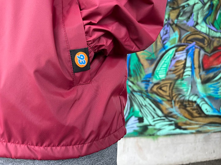 OSSANTHEHOOD coach jacket (clubsign) / burgandy