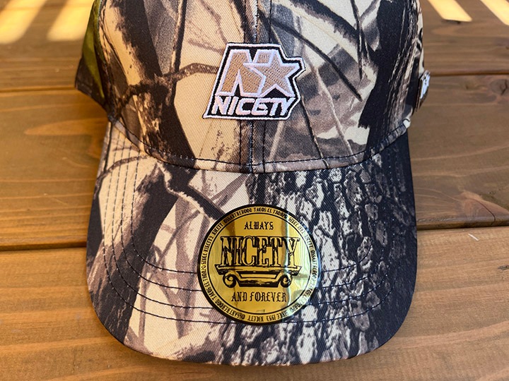 NICETY strapback cap (star) / camo