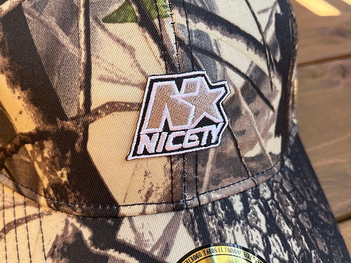 NICETY strapback cap (star) / camo