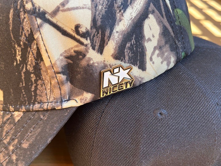 NICETY strapback cap (star) / camo