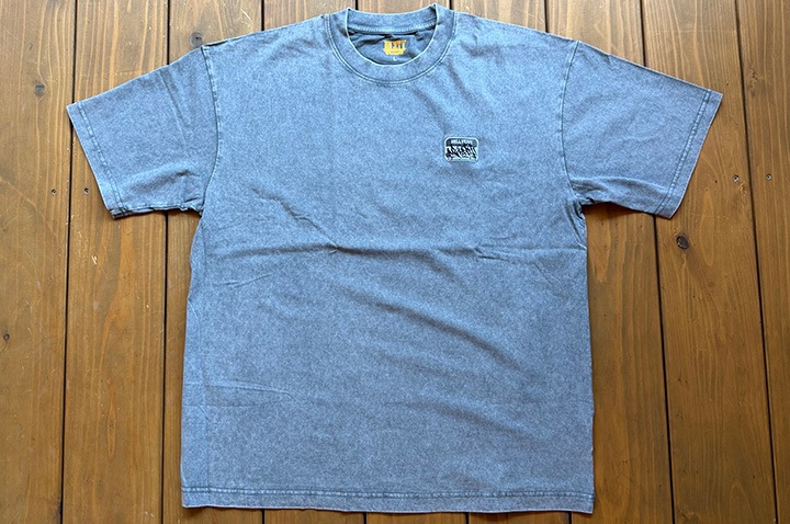 NICETY dye washed Tshirt (hellyeah) / washed gray