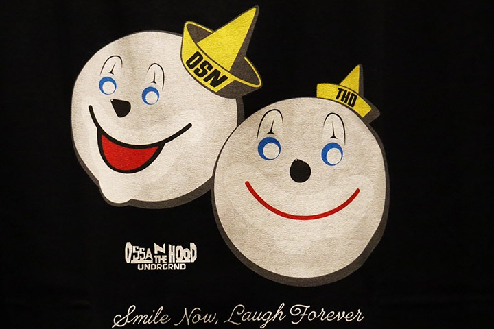 OSSANTHEHOOD Tshirt (laugh) / black