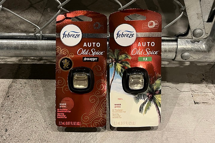 OLD SPICE vent clip air freshener 2�ĥ��å� (swagger & fiji)