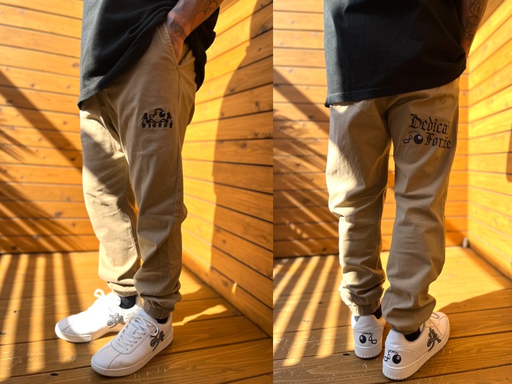 NICETY chino jogger pants (dedicated) / khaki