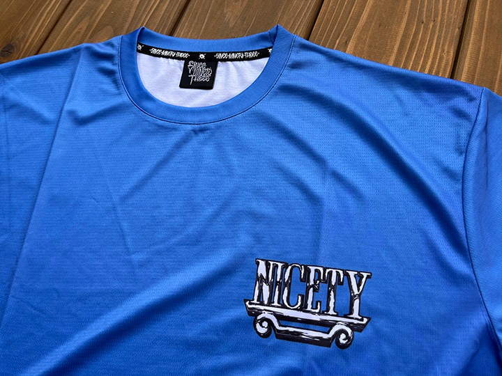 NICETY Φξ dry fit Tshirt (point of view) blue